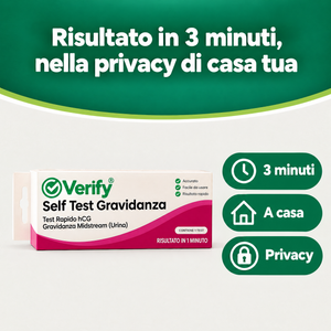 Verify® Self Test Gravidanza – carosello informativo, slide 7 di 7