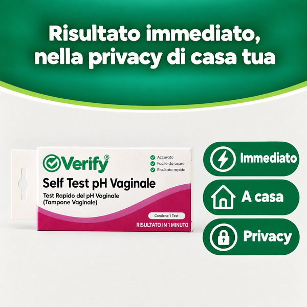 Verify® Self Test PH Vaginale – carosello informativo, slide 7 di 7