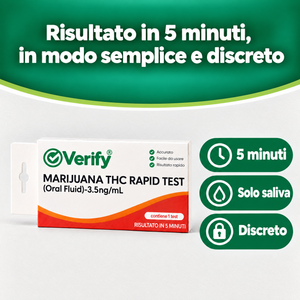 Verify® Self Test Marijuana THC – carosello informativo, slide 7 di 7
