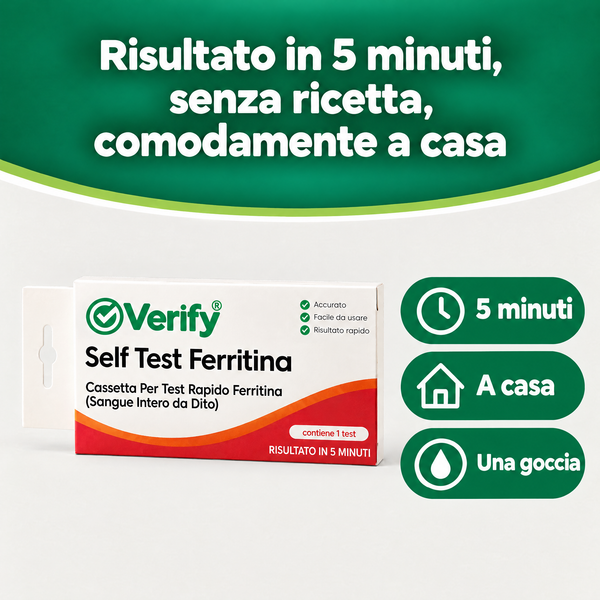 Verify® Self Test Ferritina – carosello informativo, slide 7 di 7