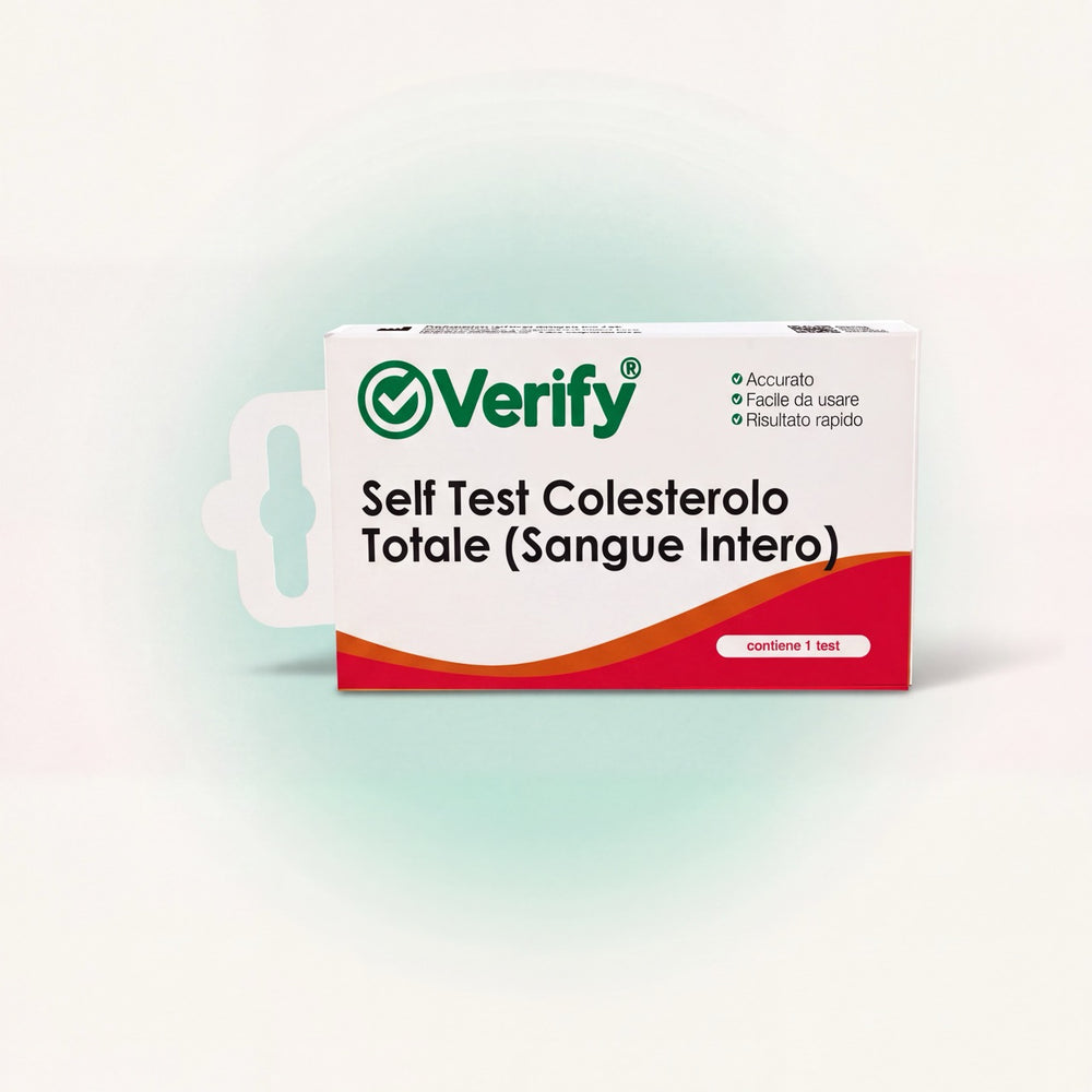 VERIFY® SELF TEST COLESTEROLO TOTALE – confezione del prodotto
