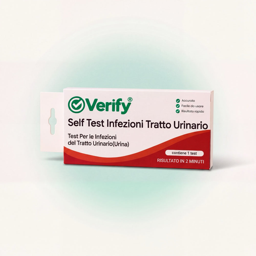 Verify® Self Test Infezioni Tratto Urinario – confezione del prodotto