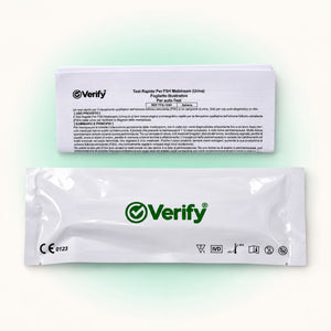 Verify® Self Test Menopausa – contenuto del kit e foglietto illustrativo